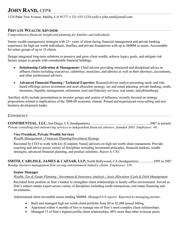 Private Wealth Advisor