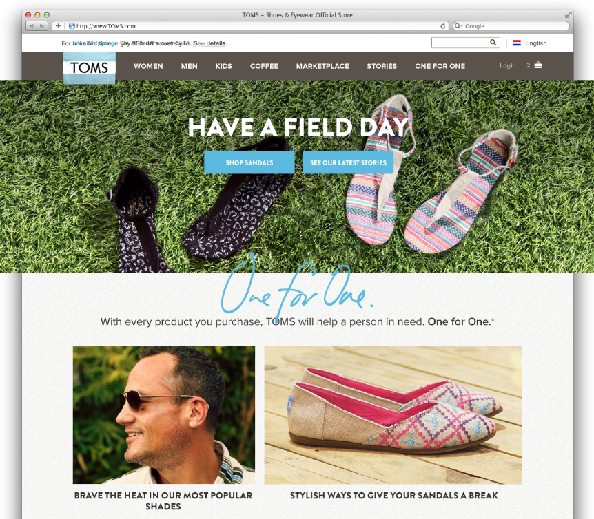 HOMEPAGE COPY