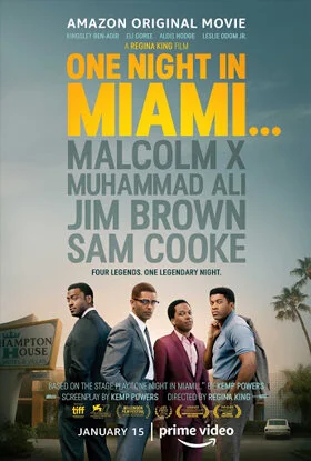 One Night in Miami movie poster — storyboard work by Paulo DeFreitas Jr
