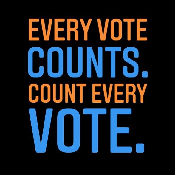 Everyone gets a voice, and they all deserve to be heard. Count every single one of them, WE&rsquo;LL WAIT. If you haven&rsquo;t voted, find your polling place here: https://www.vote.org/polling-place-locator/ #electionday #voteforchange #vote2020