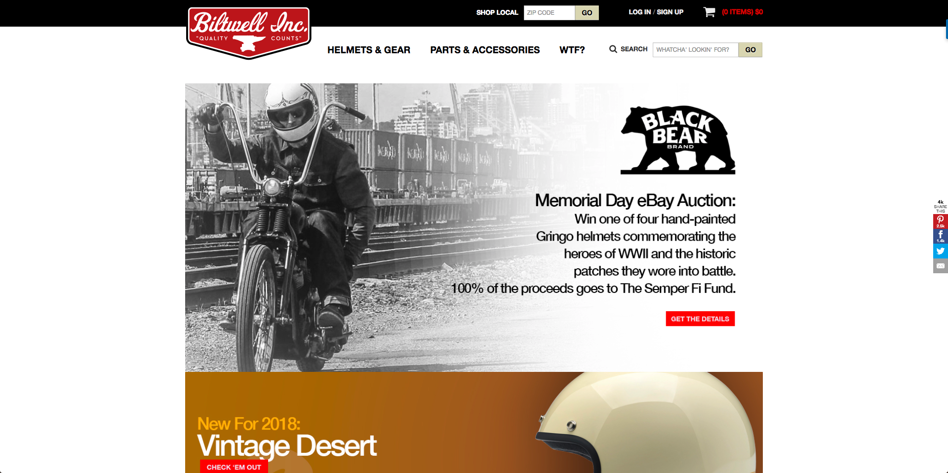 Black Bear Brand featured article with Biltwell