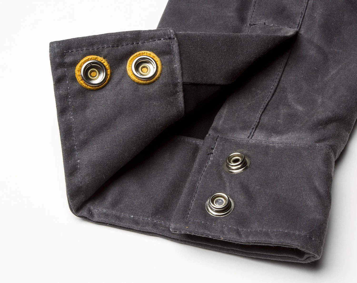 Black Bear Brand Grey Wax Canvas Shirt Jacket