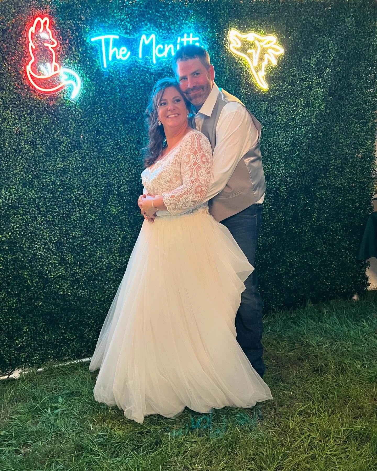 The Mcnitts are happily married!!! #congratulations #myclickphotobooth #centralpa #wedding #photobooth #palmyrapa