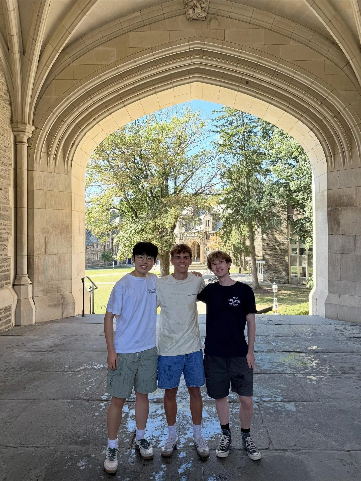 INTRODUCING OUR 3️⃣ NEW R-SQUAD MEMBERS!!! Truly the best year to be a Nassoon. From left to right we&rsquo;ve got: 

Minsung Kim &lsquo;29 (TB) 
Lukas Palys &lsquo;29 (Baritone)
Liam Darnell &lsquo;29 (T1)

Welcome home!! SFC.