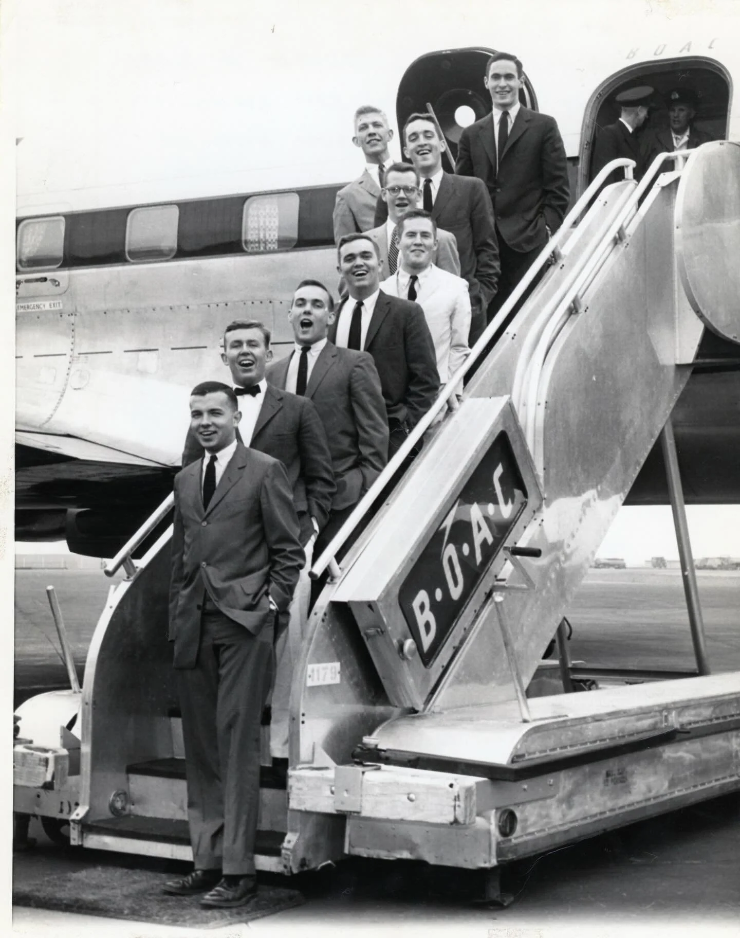 THREE days to the 85th.
📷 Spring, 1959 &ndash; Suitcases packed and ties straightened, the Nassoons board a BOAC flight to Montego Bay, headed for the Arawak Hotel in Ocho Rios, Jamaica. In these years, the Nassoons were beginning to establish a cle