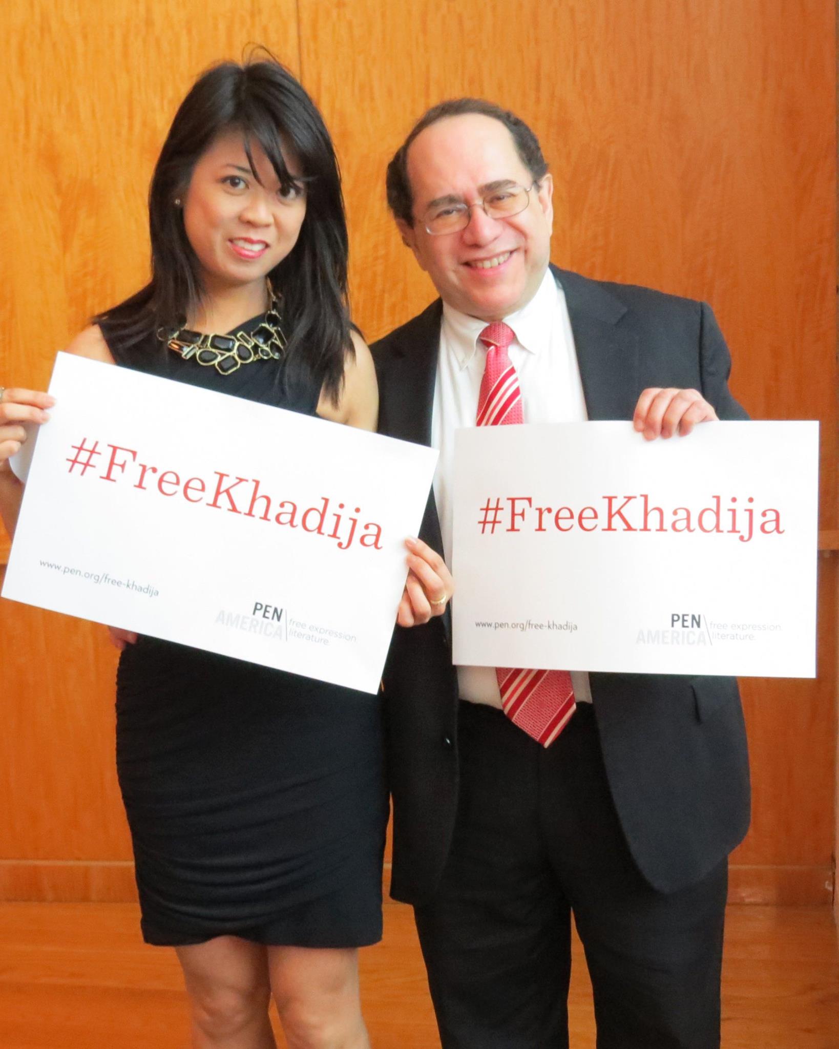  #FreeKhadija #Baku2015 #PENAwards