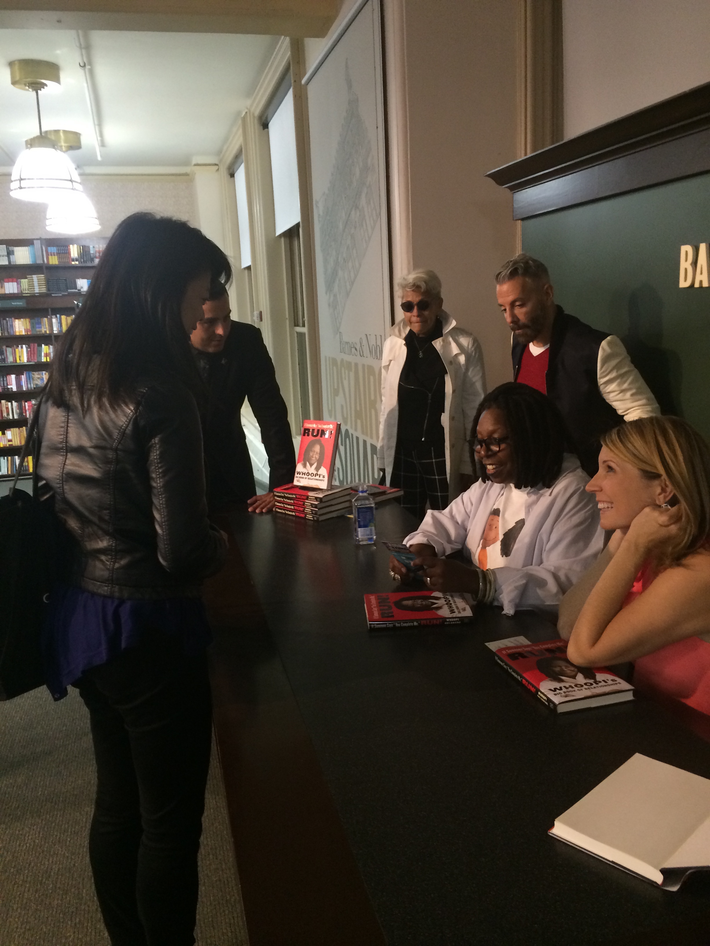 Felicia Lin, Whoopi Goldberg and Nicolle Wallace 