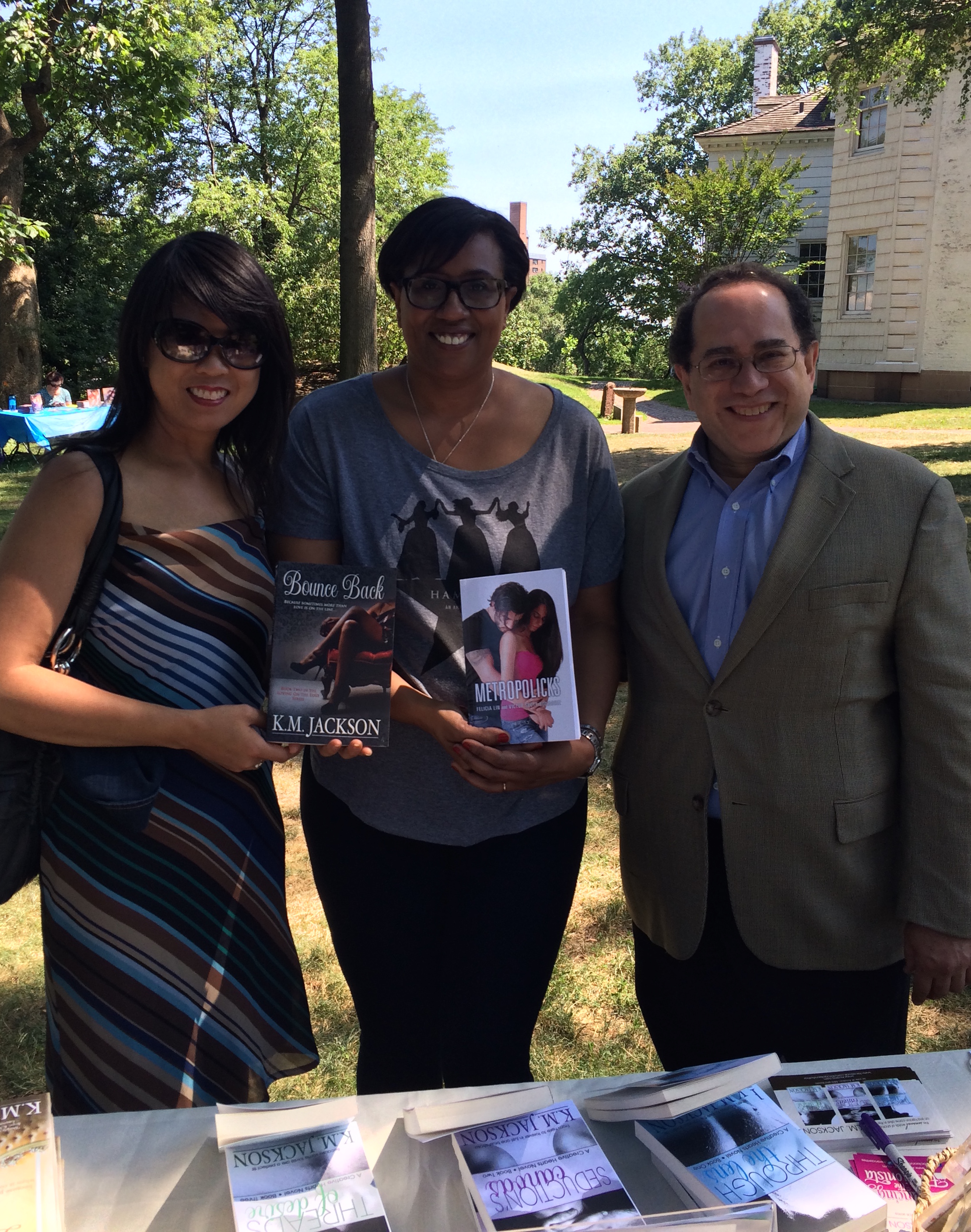 Felicia Lin, K.M. Jackson and Victor Scott Rodriguez