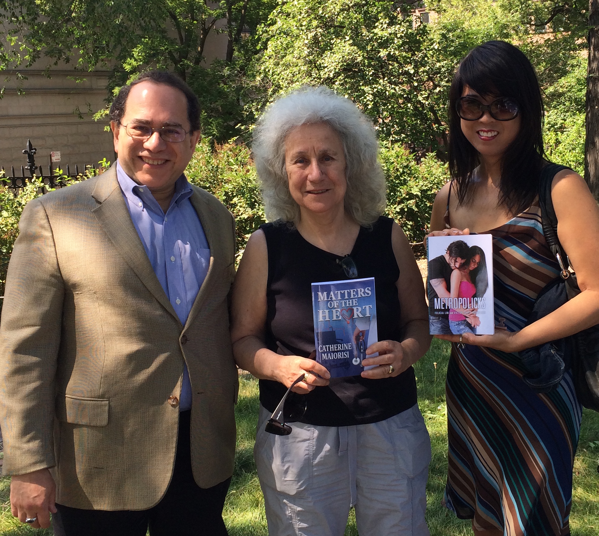Victor Scott Rodriguez, Catherine Maiorisi and Felicia Lin