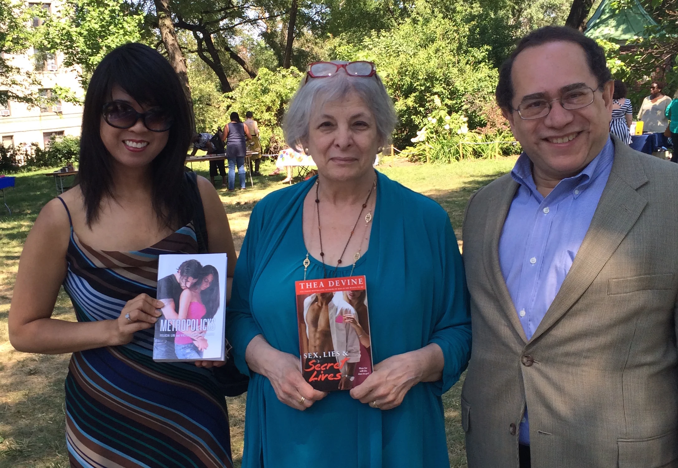 Felicia Lin, Thea Devine and Victor Scott Rodriguez