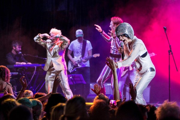 Jeff Duff, Lady Stardust, Gary Browne, with Franco Raggat and myself at Let's Dance #sydfest17