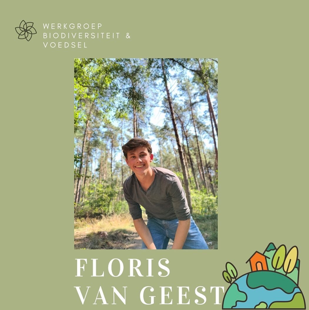 🌿 Nieuw werkgroeplid 🤩. 

H&eacute;! Ik ben Floris, 17 jaar. Afgelopen september ben ik aan de studie Biologie in Leiden begonnen. 
Drie woorden die mij omschrijven zijn enthousiast, energiek en nieuwsgierig. 
Deze eigenschappen zie ik terug in mij