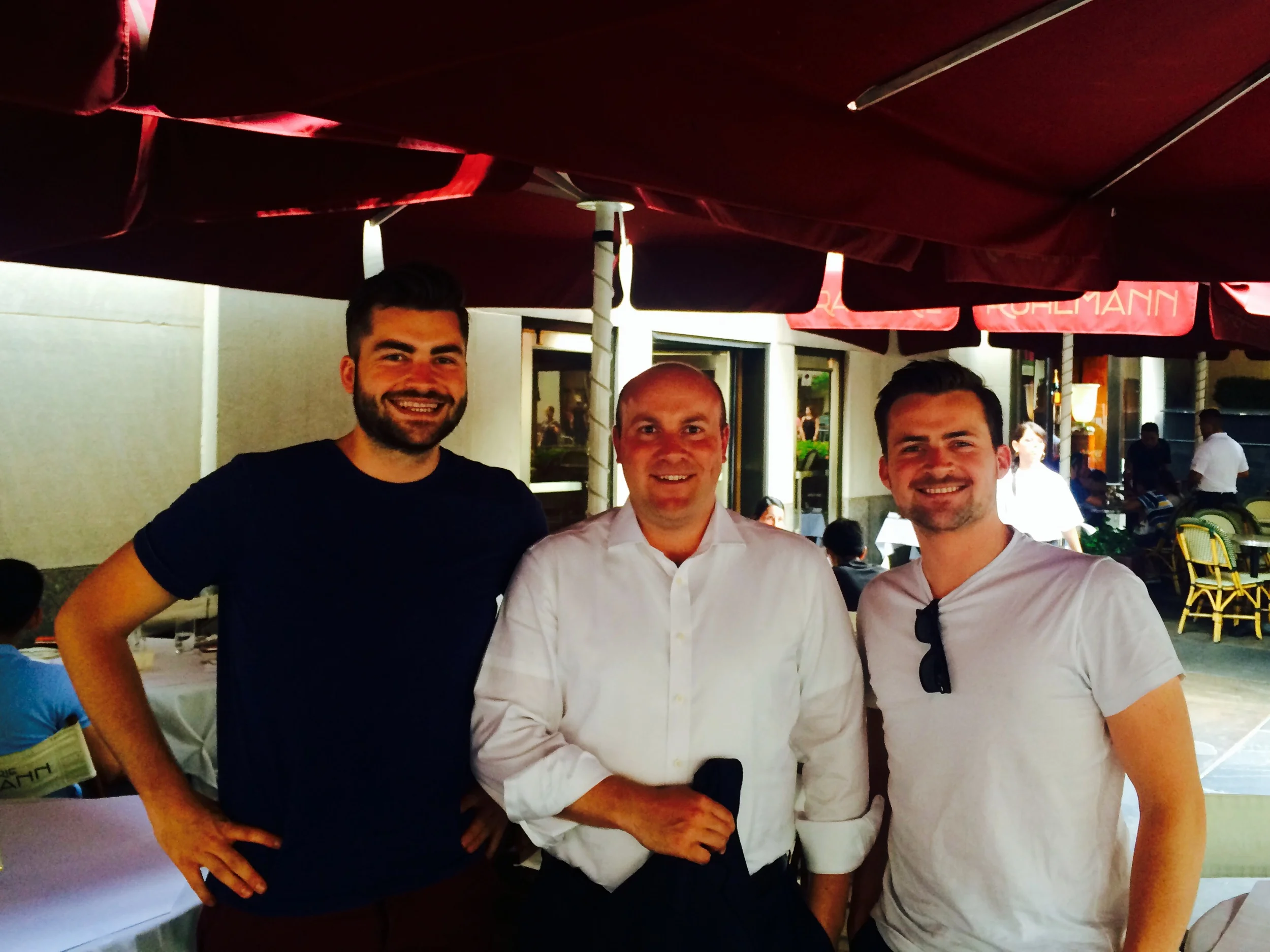 Seb, Paul and Barney