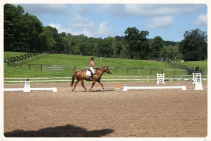 Fay & Joey dressage part of clinic