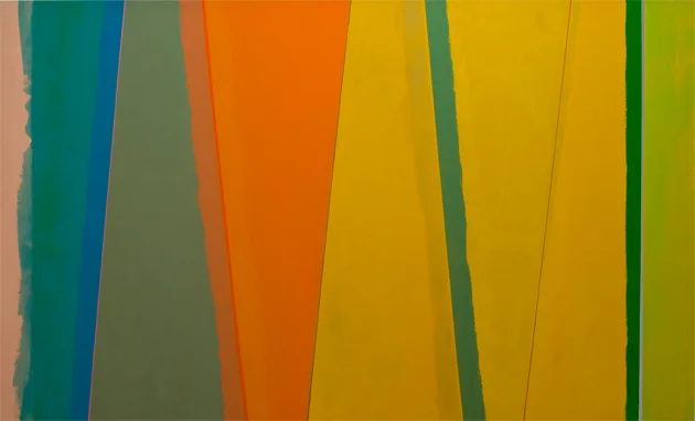 "Tandem Twenty" 2008: acrylic on canvas, 175 x 296cm