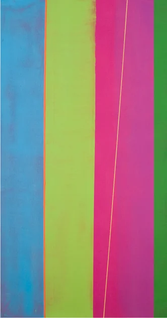 "Tempo" 2008: acrylic on canvas, 172 x 92cm