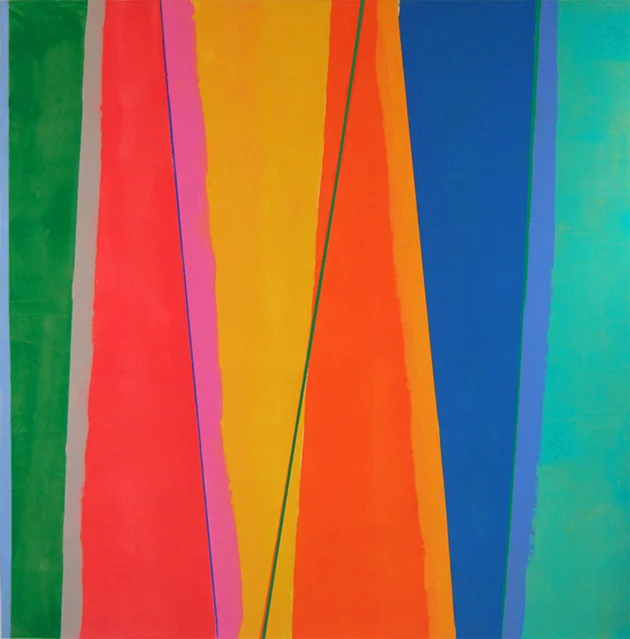 "Fanfare" 2008: acrylic on canvas, 175 x 175cm