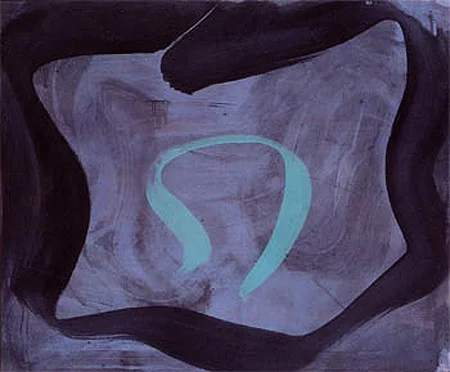 "Turquoise" 2002: acrylic on canvas,