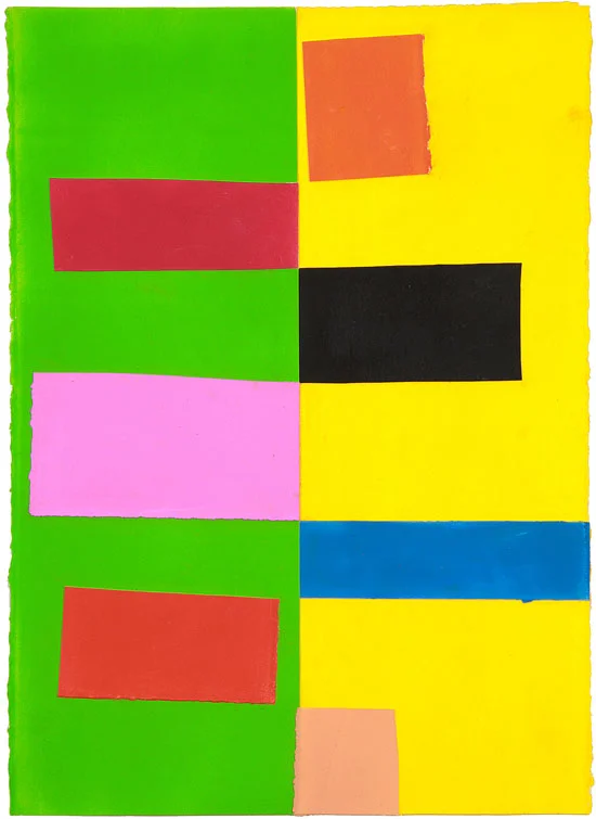 "Full" 2011: collage- acrylic on paper