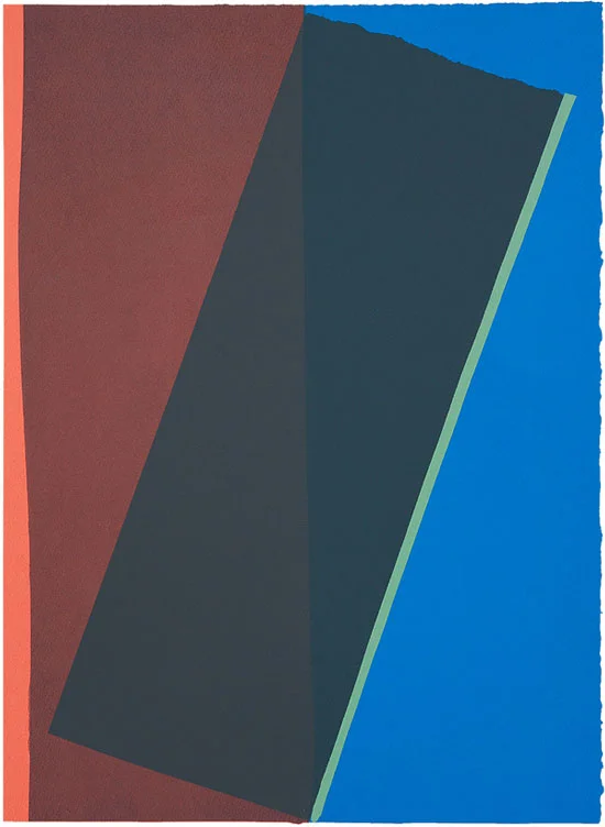 "(tilt)-Pending" 2011: mono screen-print 76 x 56cm