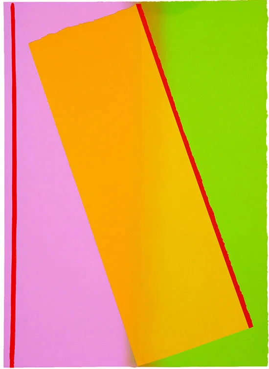 "(tilt)-Tropico" 2011: mono screen-print 76 x 56cm
