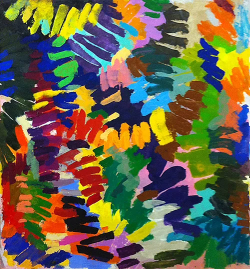 "Tropea" 2015: acrylic on canvas, 187 x 172cm