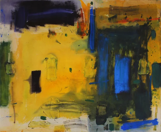 "Deep and blue" 1987: acrylic on canvas