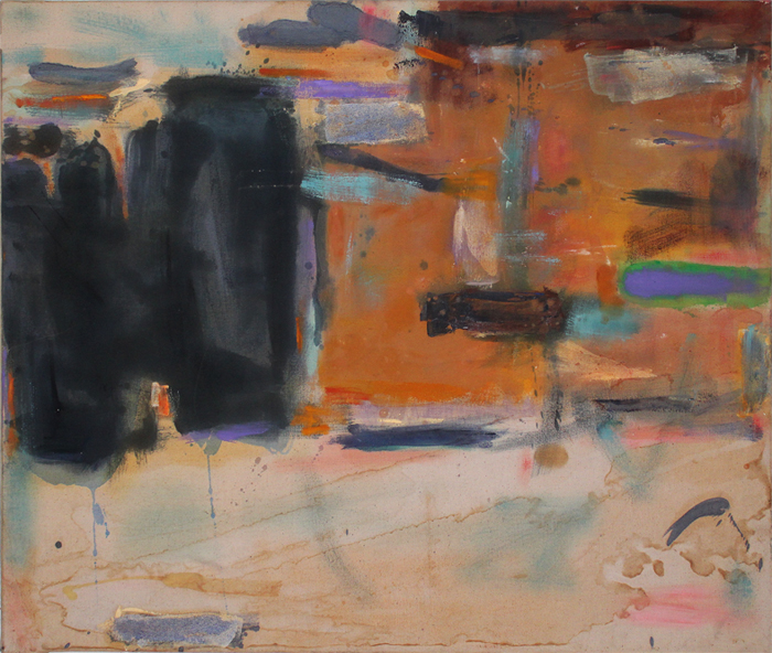 "OP ground" 1985: acrylic on canvas