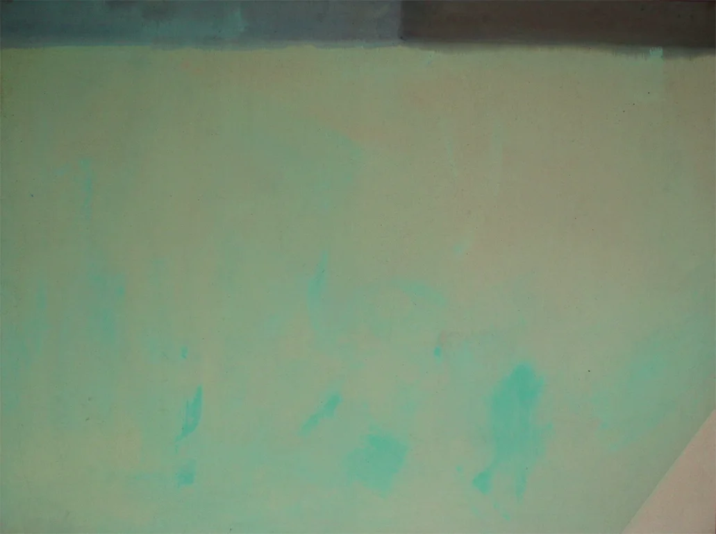 "...Green thought in a green shade" 1987: acrylic on canvas