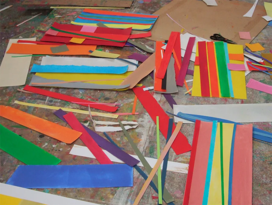 Making collages: 2008