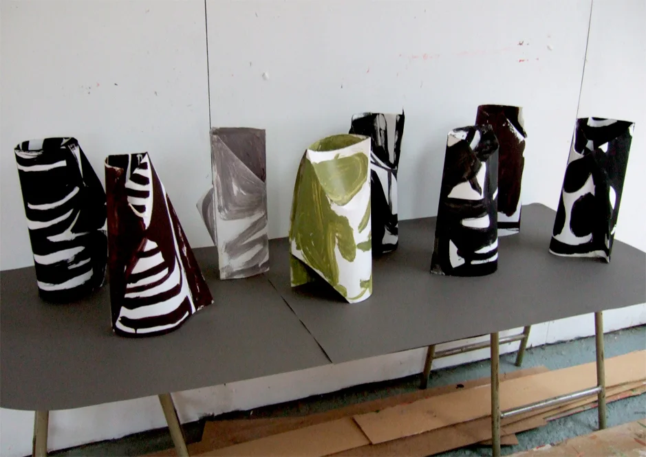 Card sculptures: 2007