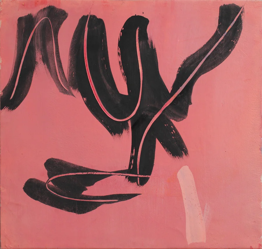 "Alma Wall" 2002: acrylic on canvas, 51.5 x 54.5cm