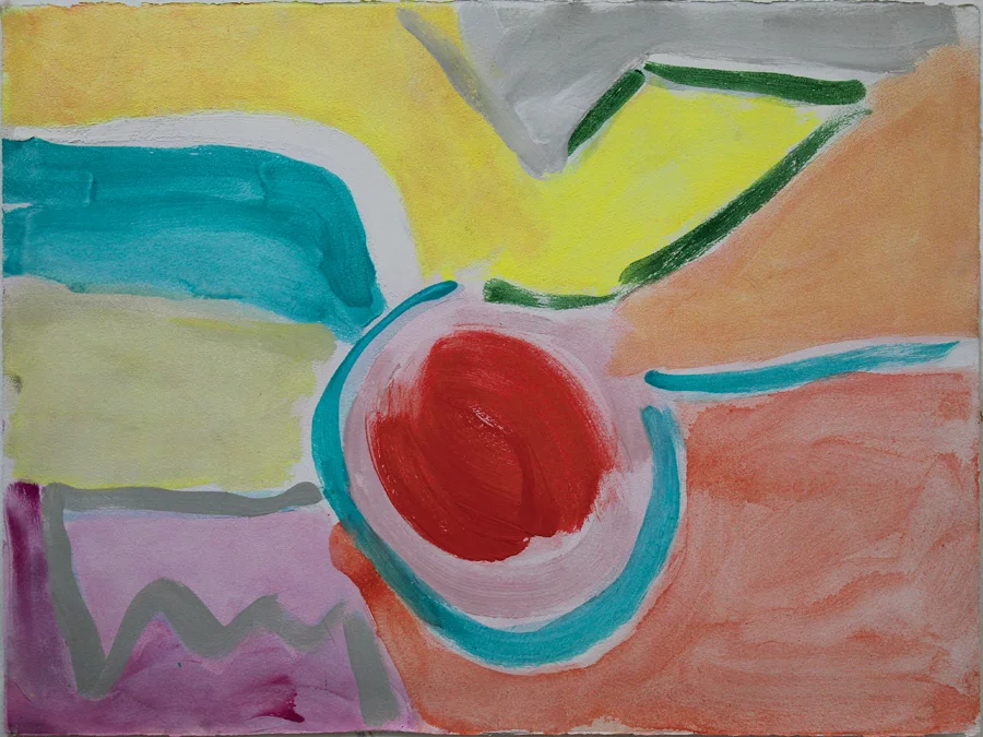 "Interlock - Nestle" 1998: acrylic on canvas, 42x59cm