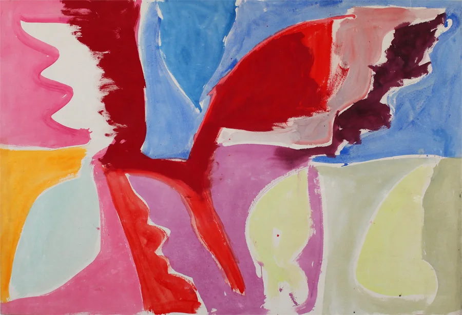 "Horse" 1995: acrylic on canvas, 129 x 191cm