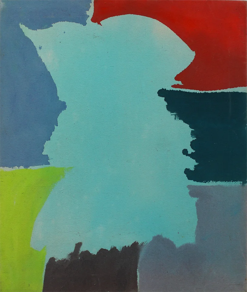 "Border Blue" 1995: acrylic on canvas, 64 x 54cm