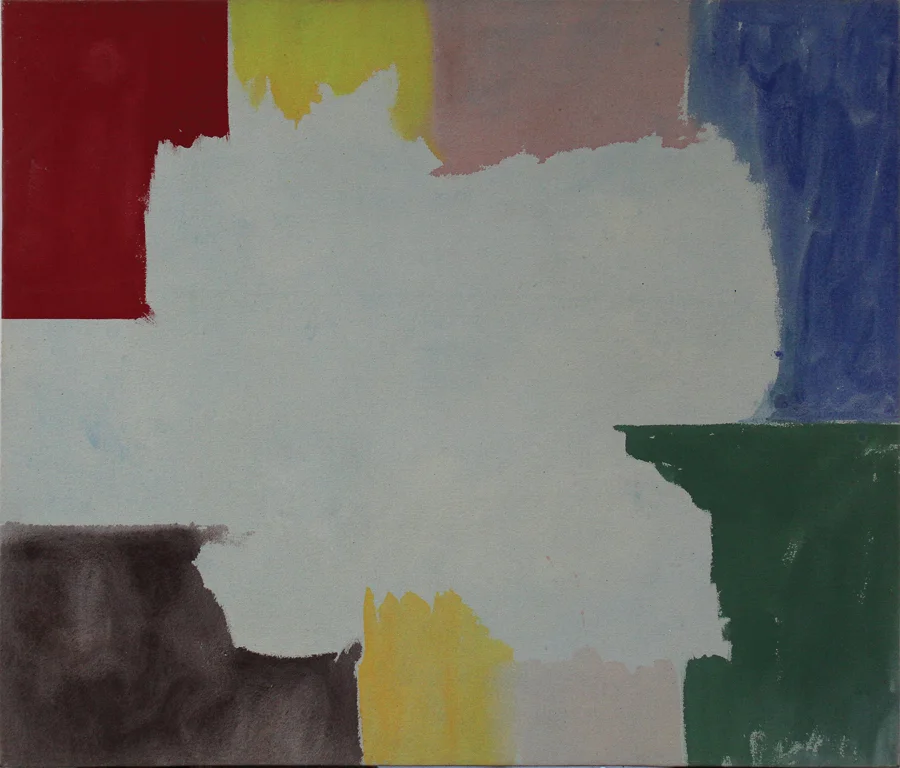 "Clock" 1995: acrylic on canvas, 72 x 84cm