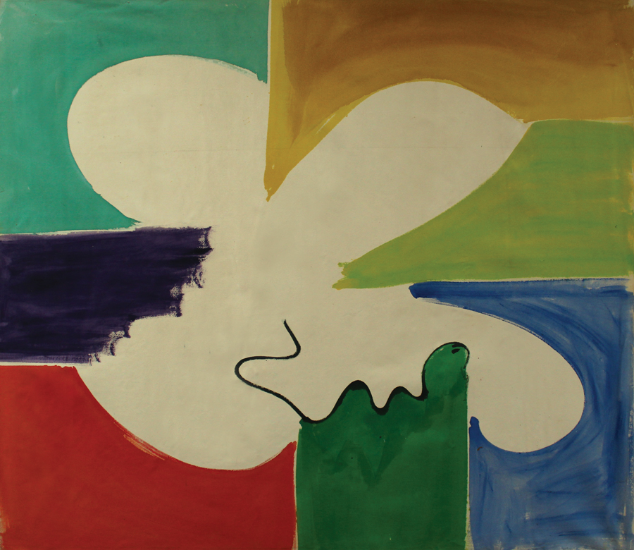 "Cartoon Capers" 1995: acrylic on canvas, 150 x 172cm