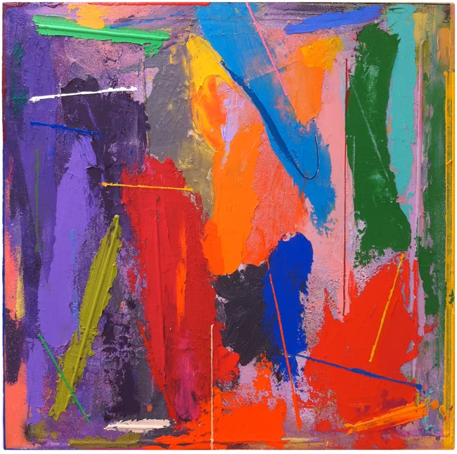 "Stepaway" 2013: acrylic on canvas, 91 x 91cm