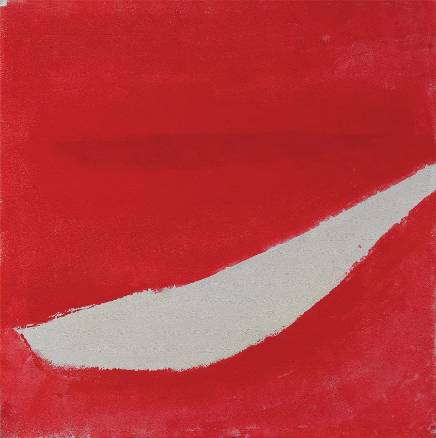 "Devil and the Deep" 1996: acrylic on canvas 88 x 89cm