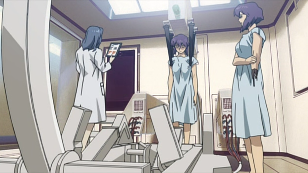 Ghost in the Shell SAC : By 2030 full cyborg bodies are commonplace,