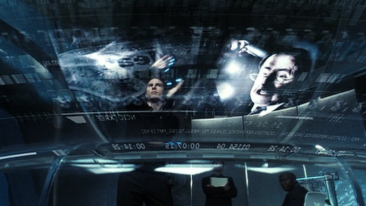 Minority Report , in 2054 precognition will arrest murderers before they kill.