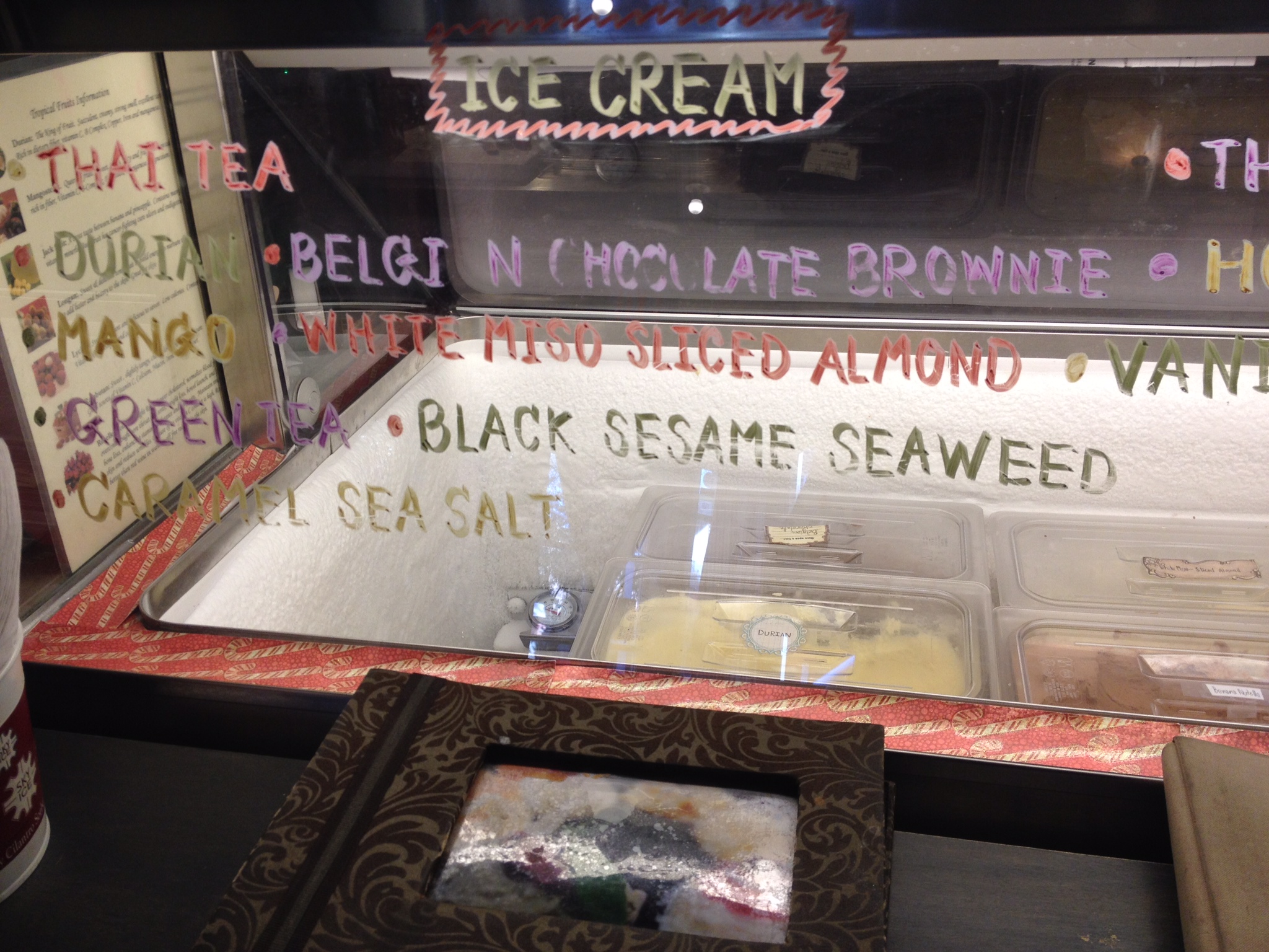 Readily available weird ice cream flavors