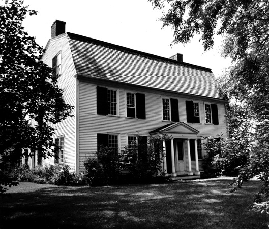 Renovations under Charles and Elizabeth Phelps gave the house its Federal appearance.