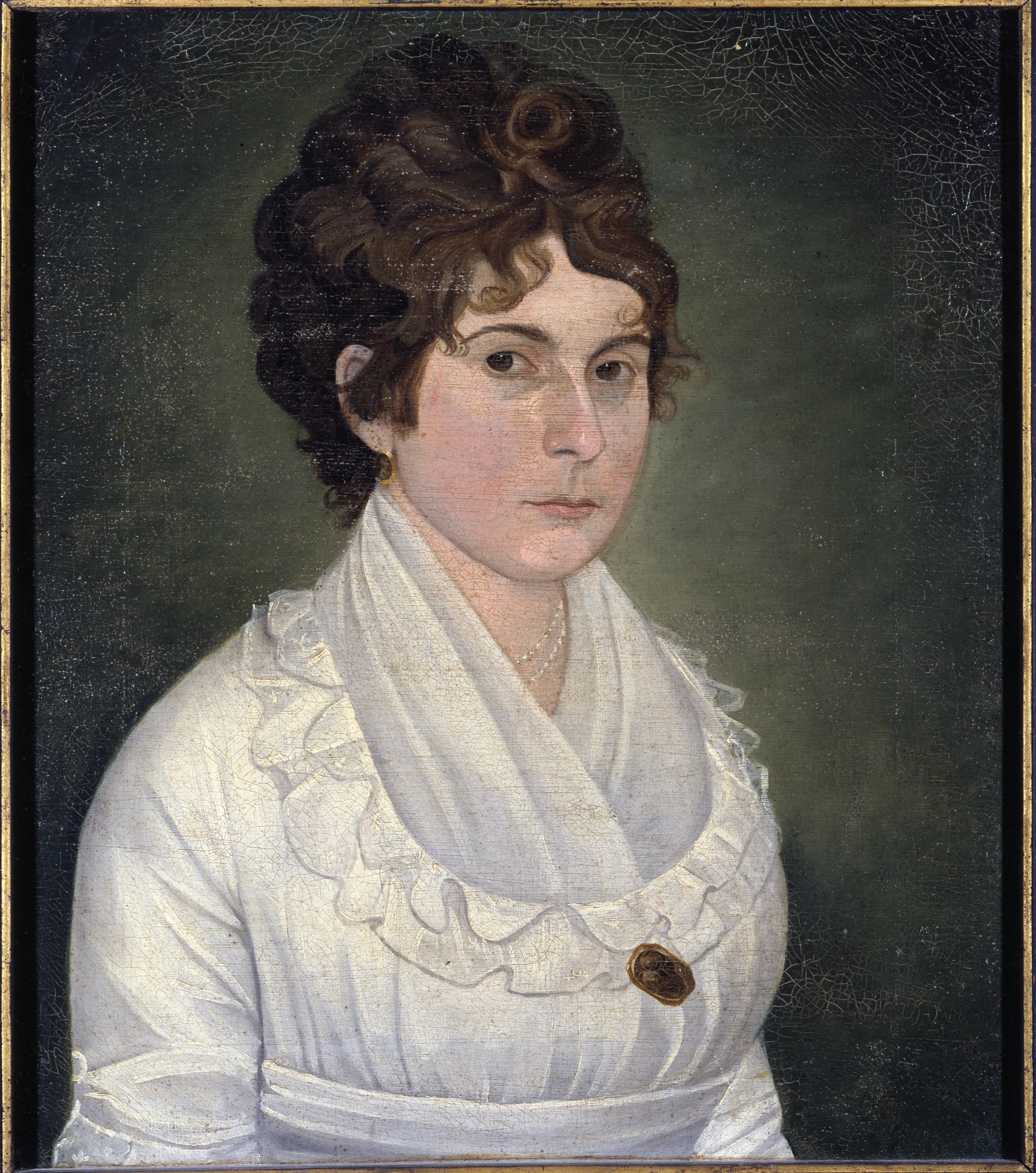 Simon Fitch painted this portrait of Elizabeth Huntington and gave it to Dan and Elizabeth as a wedding gift.