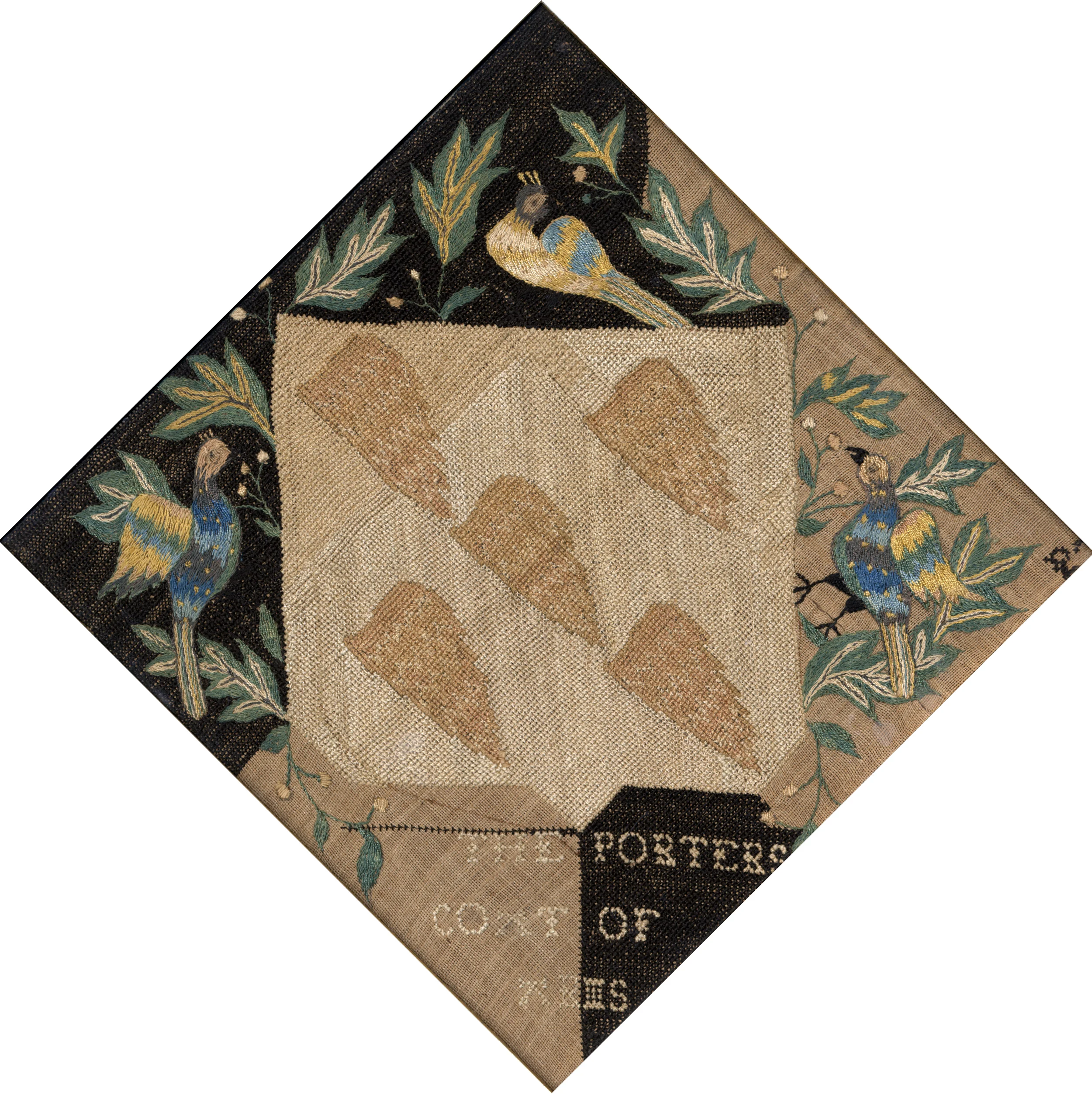 This piece of needlework has found new fame in a book authored by Professor Marla Miller of UMass entitled The Needle's Eye: Women and Work in the Age of Revolution .