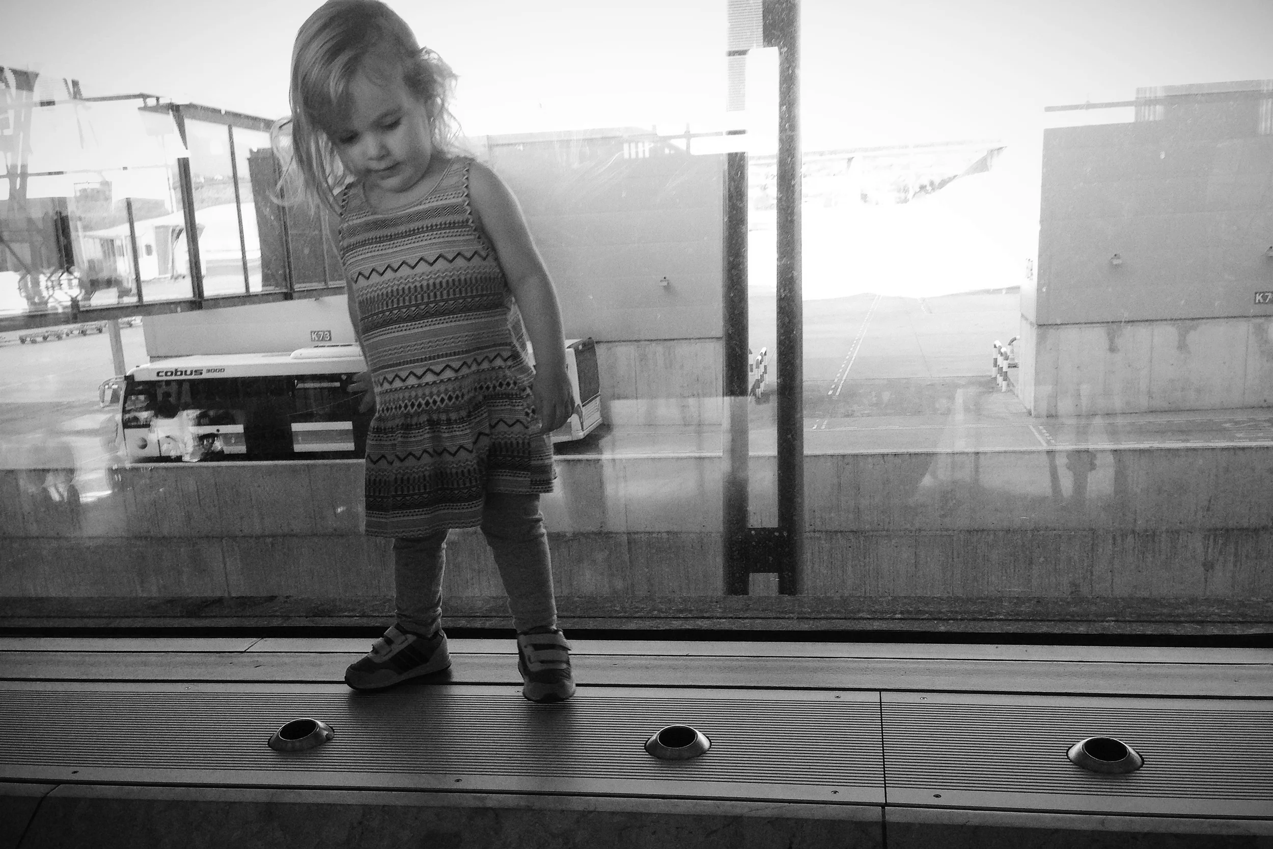 Bored, waiting for flight #2. Madrid