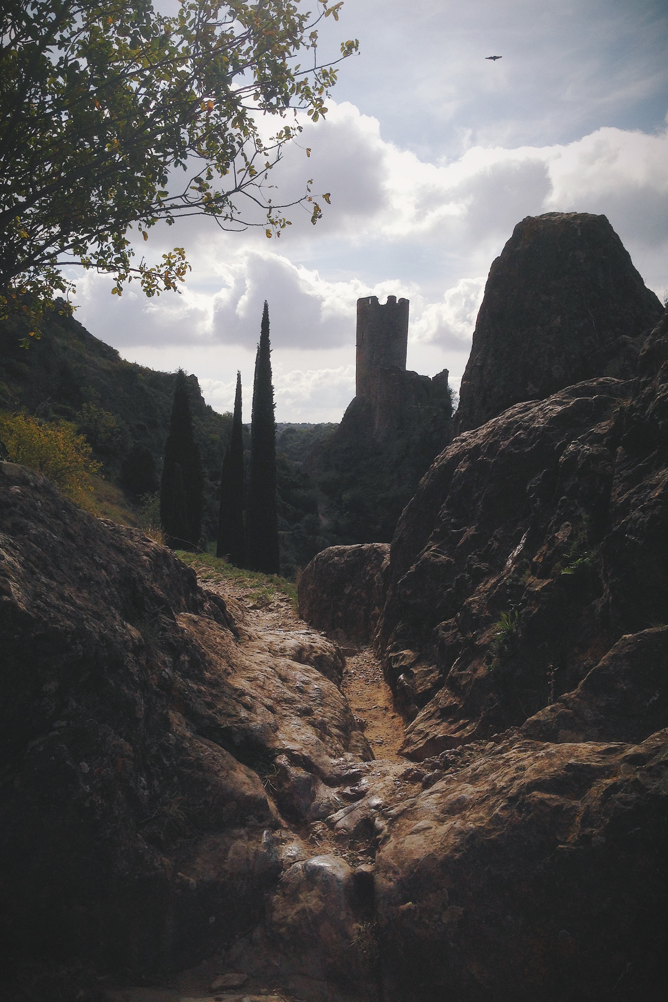 Rocks and ruins. Lastours