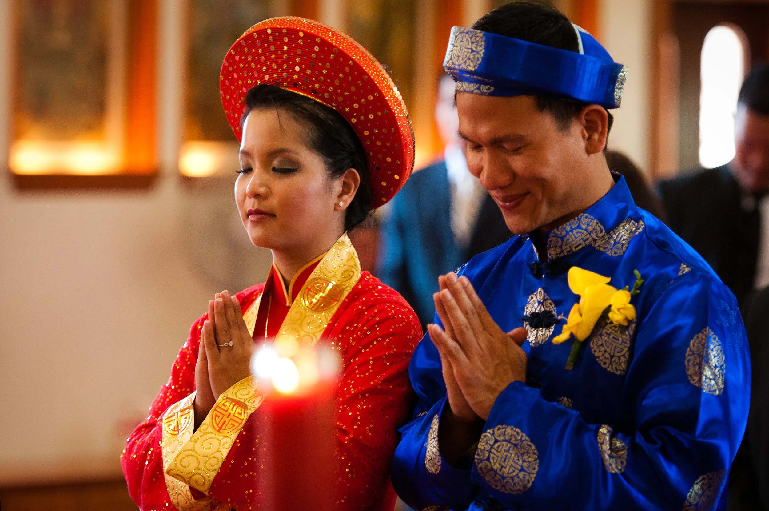 An elegant Vietnamese American Wedding