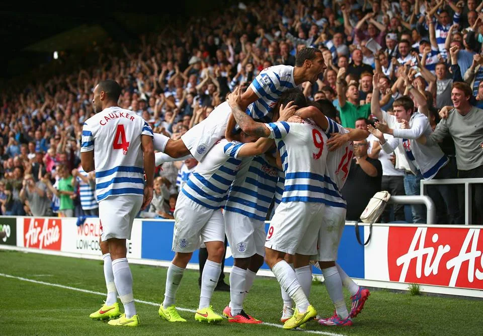 Loftus Road por fin celebró un gol esta temporada. Fotografía: Queens Park Rangers