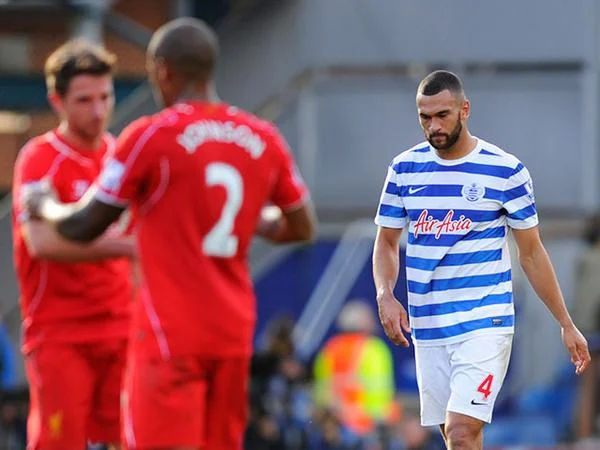 Steven Caulker dio los tres puntos al Liverpool en el último suspiro. (Fotografía: Twitter QPR)